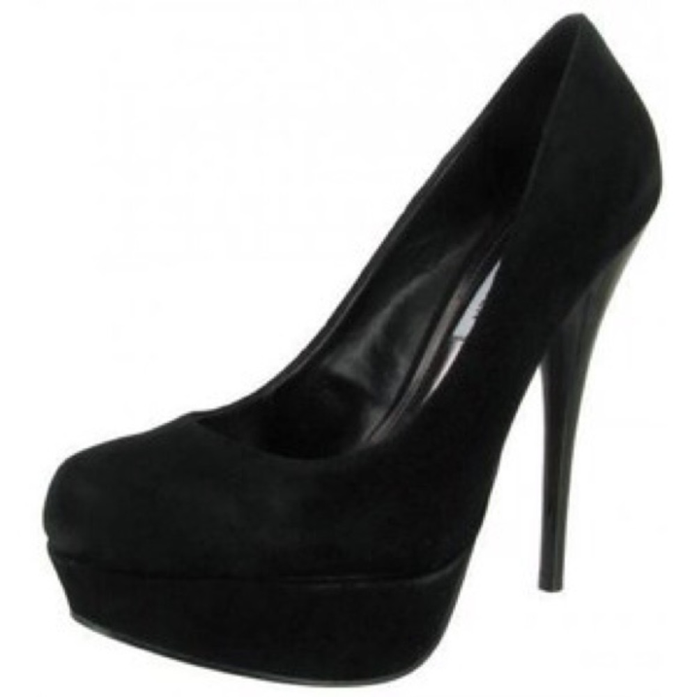 Steve Madden Black suede Caryssa stilettos 8.5